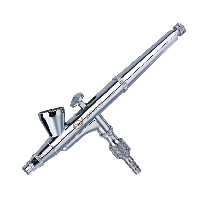 Alsidig præcision dobbelt-action tyngdekraft-feed airbrush spray pistol