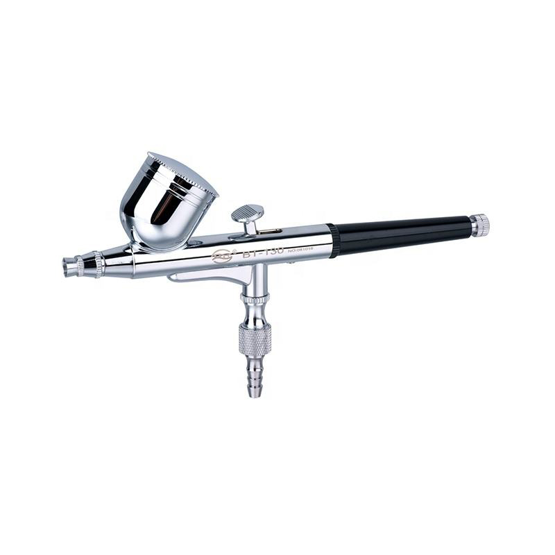 Dobbelt action tyngdekraft Foder Airbrush Basic Kit Bt-130 Airbrush med 1/4 oz Cup Nail Air Brush Art Design Maleri Modellering